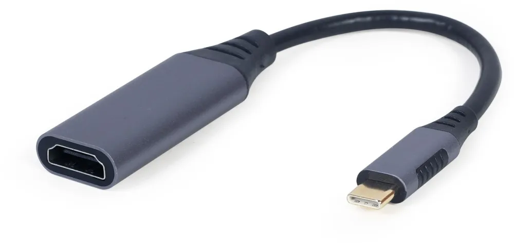 Adaptor Gembird 3.0 USB-C Male - HDMI Female, 0.15m, gri