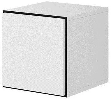 Dulap de depozitare Cama MEBLE ROCO RO5 37x37x39 cm alb negru