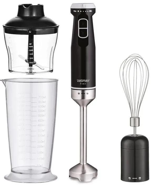 Blender de mana ZELMER ZHB4632 X-act 1200 W cu set de accesorii
