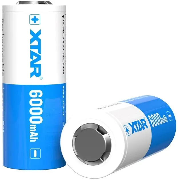 Battery 26650 3,6V Li-ion 6000 mAh