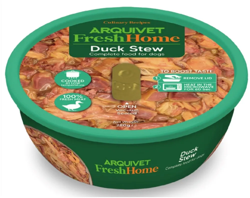 ARQUIVET Fresh Home Duck stew - wet dog food - 280g
