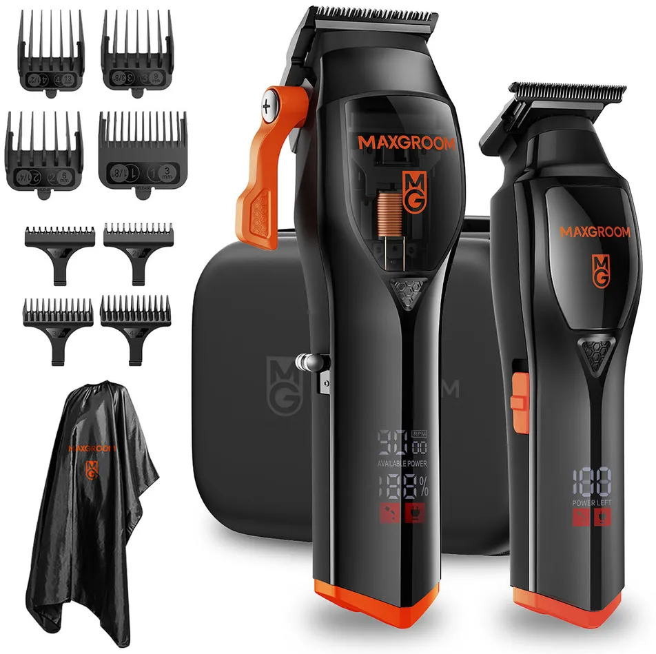 Set aparat de tuns par si trimmer MAXGROOM WF-3908 negru