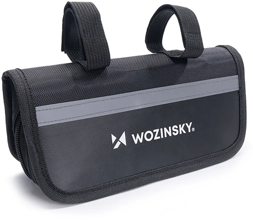 Wozinsky WMZ-01N tool kit, 16-in-1 bicycle multitool, pump, wrenches, inner tube kit - black