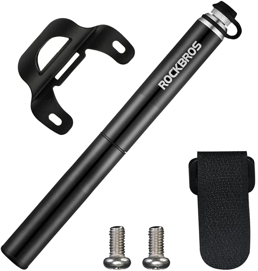 Pompa bicicleta RockBros JG-PB-004 cu manometru 160 PSI negru