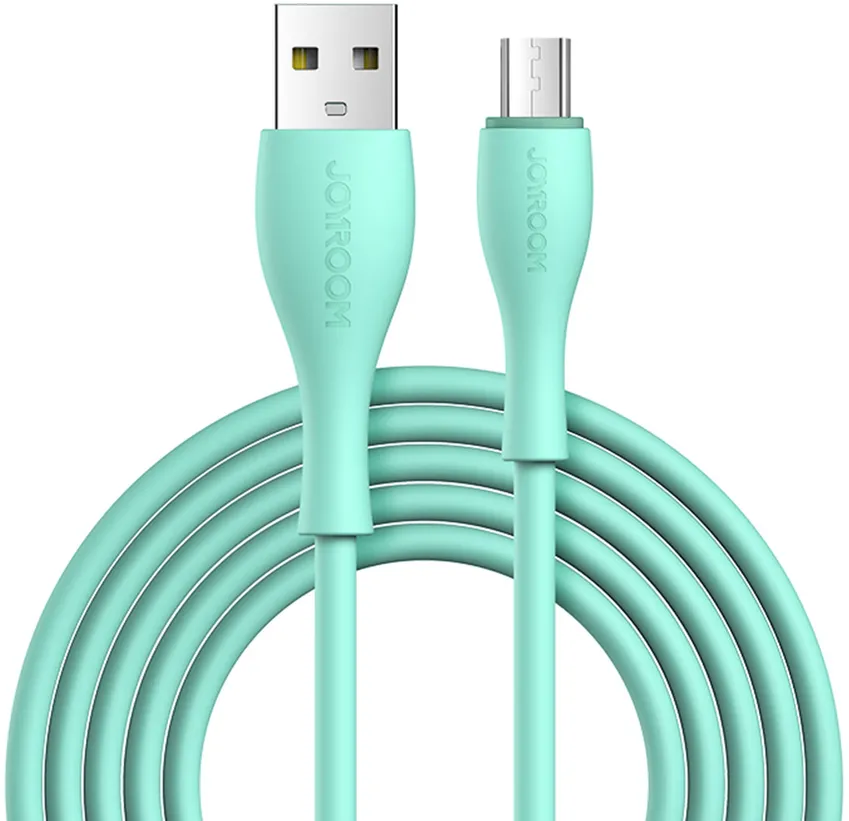 Joyroom Bowling Data Cable S-2030M8 USB-A / micro USB 3A 2m - green