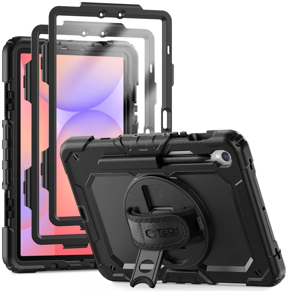 TECH-PROTECT Husa de protectie tableta Tech-Protect Solid360 pentru Galaxy Tab S9 11.0 / S9 Fe / S10 Fe / S10 Lite 10.9 X710 / X716B / X510 / X516B / X520 / X526 / X400 / X406B Negru
