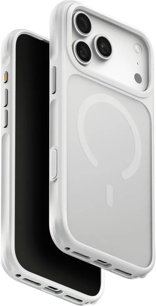 Husa Uniq Veren MagClick Charging pentru iPhone 18 Pro Max / 17 Pro Max alb