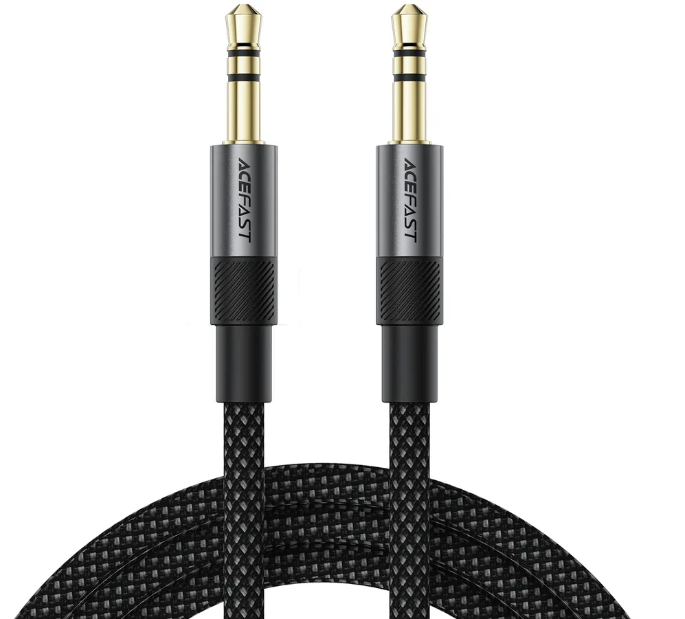 Acefast J10 AUX cable mini jack 3.5mm 1m - black