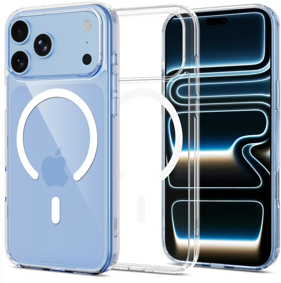 Husa Tech-Protect FlexAir Hybrid MagSafe pentru iPhone 17 Pro Max / 18 Pro Max transparent