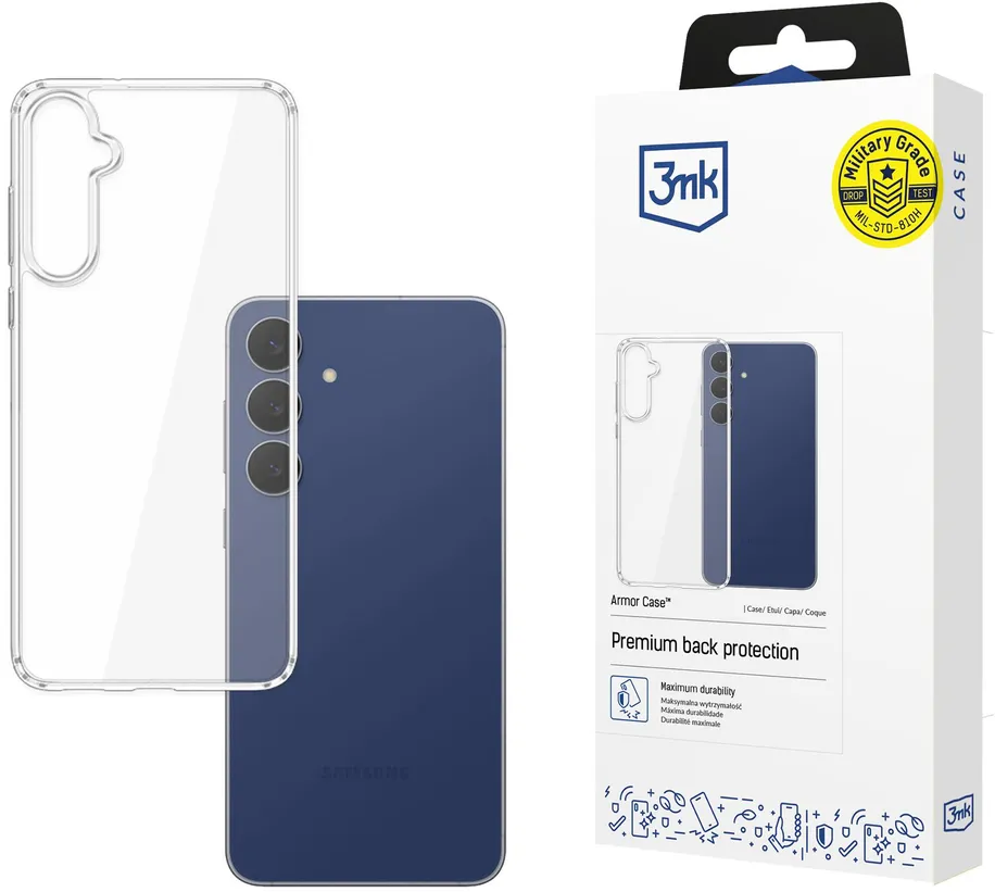 3mk Armor Case for Samsung Galaxy S25 FE - transparent