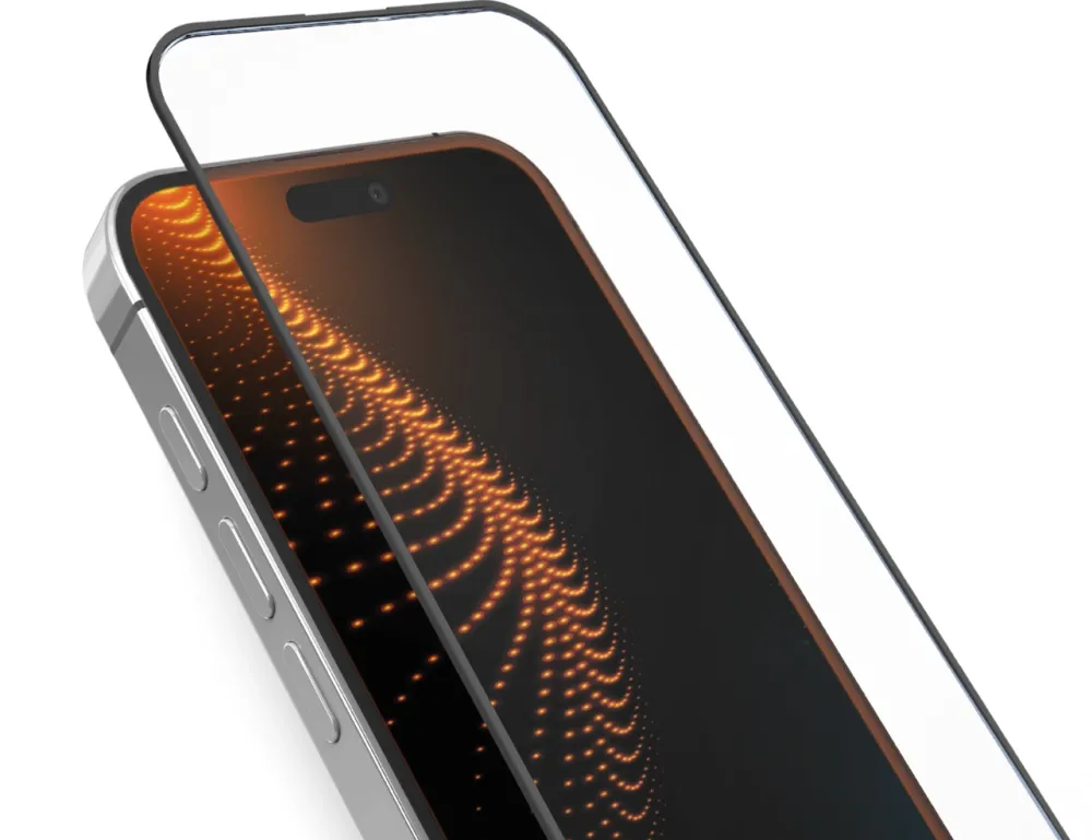 SBS tempered glass with D3O technology with applicator for iPhone 16 Pro Max