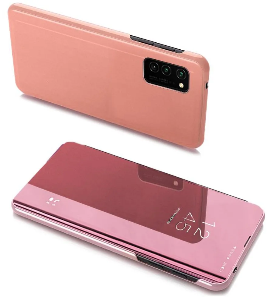 Husa cu clapeta Clear View Case Samsung Galaxy A03s (166,5 mm) roz