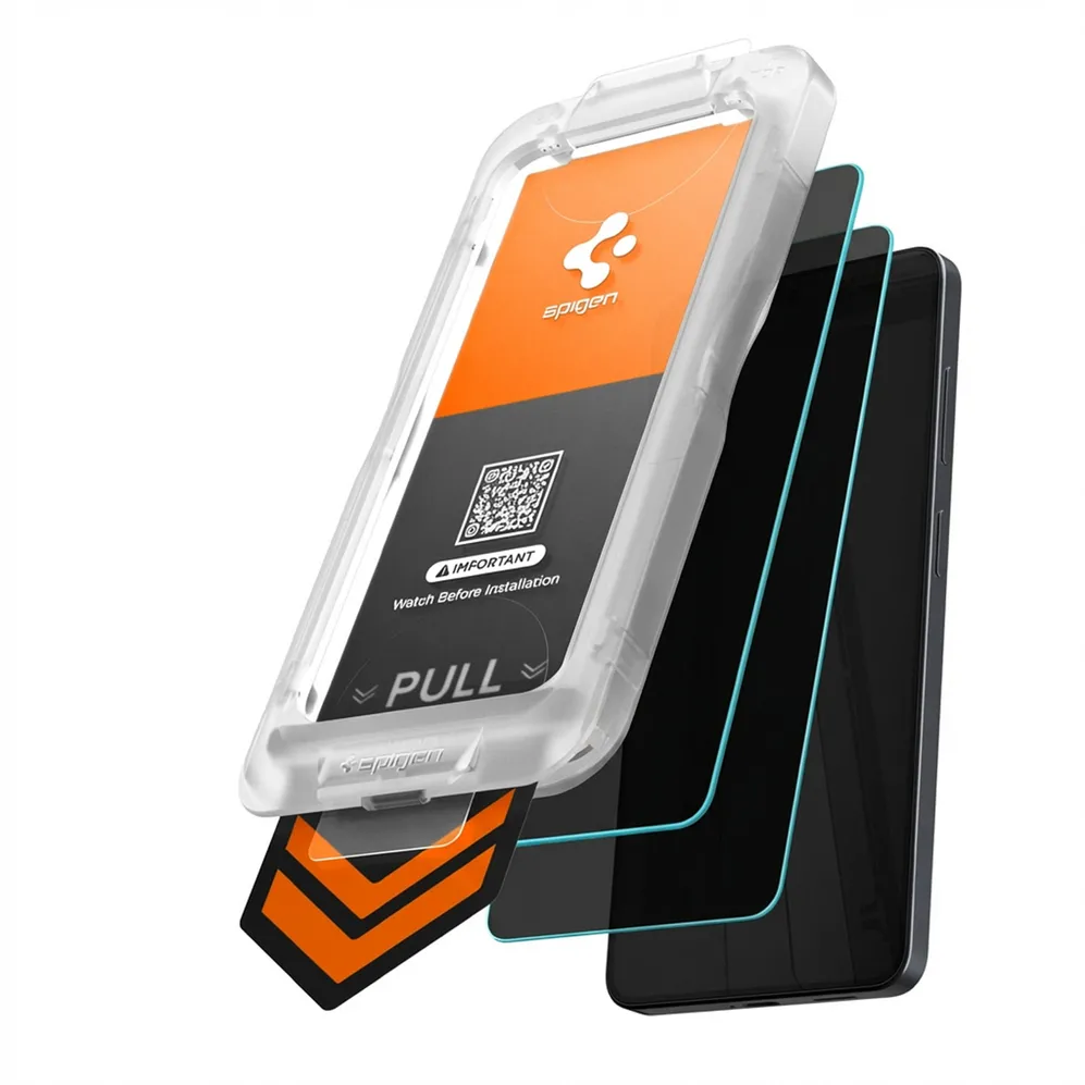 Set 2 folii sticla securizata SPIGEN Glas.Tr EZ Fit Pro HD Privacy AGL11096 Samsung Galaxy S26