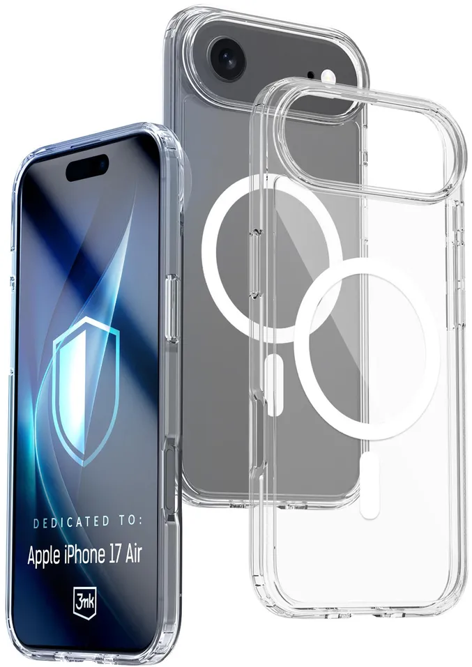 3mk Armor MagCase for iPhone 17 Air - Transparent