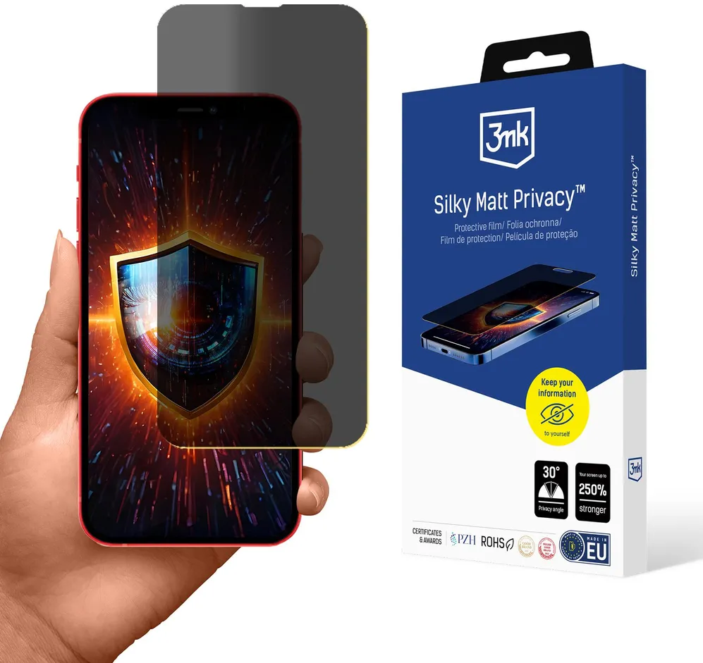 Privacy Screen Protector Matte 3mk Silky Matt Privacy for Apple iPhone 13