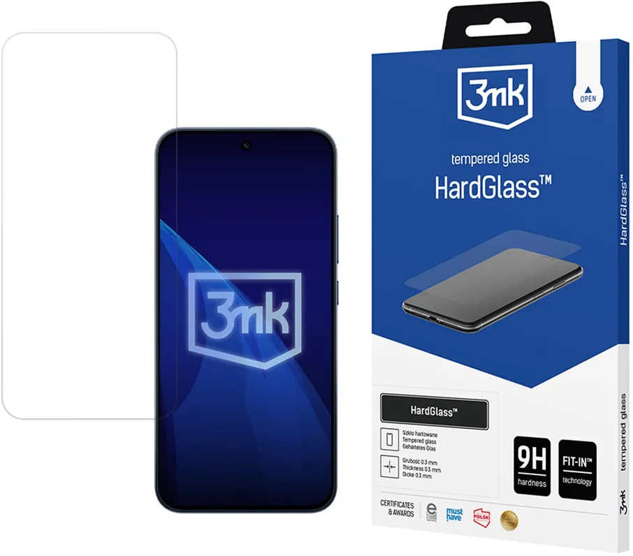 3mk HardGlass Tempered Glass for Oppo Reno 15 F 5G / Reno 15 FS 5G (CPH2801)