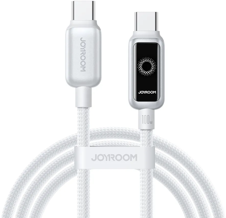 Joyroom S-A55 StarFlight 100W USB-C - USB-C Cable 1.2m - White