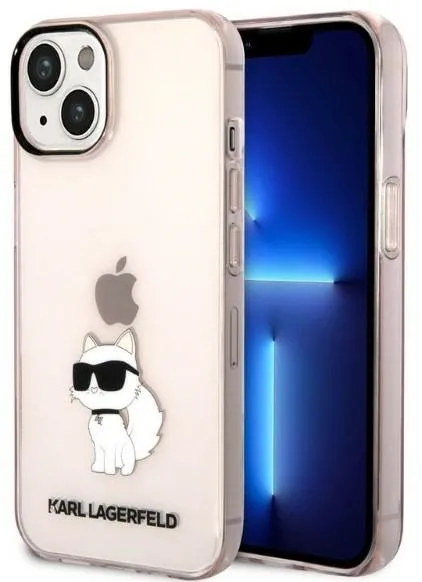 Karl Lagerfeld KLHCP14MHNCHTCP iPhone 14 Plus 6.7" pink/pink hardcase Ikonik Choupette