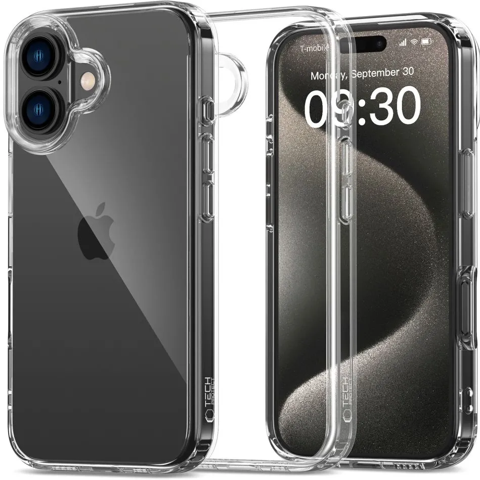 Husa protectie Tech-Protect FlexAir Hybrid transparent iPhone 16