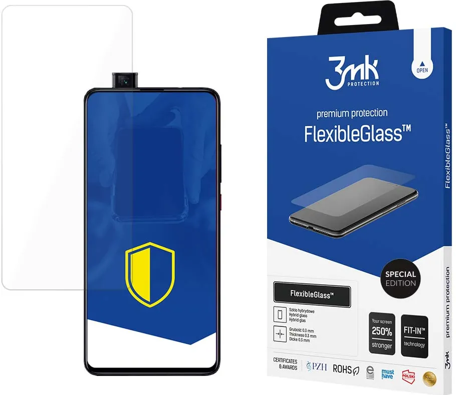 3mk FlexibleGlass™ Special Edition hybrid glass on Xiaomi Mi 9T