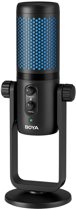 BOYA BY-PM740 wireless microphone with 4 directional characteristics 2.4 GHz mini jack 3.5 mm USB-A - black