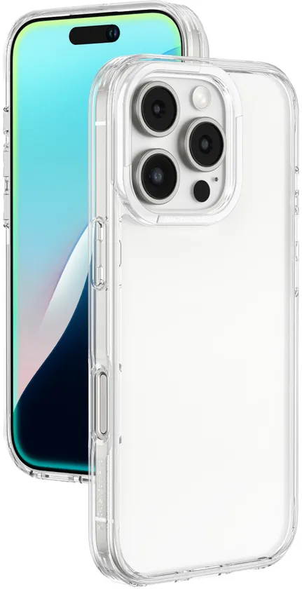 AmazingThing Minimal Case for iPhone 16 Pro Silicone Case - Transparent