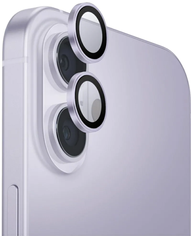 Protectie lentile camera Uniq Optix Aluminum iPhone 17 cu aplicator mov