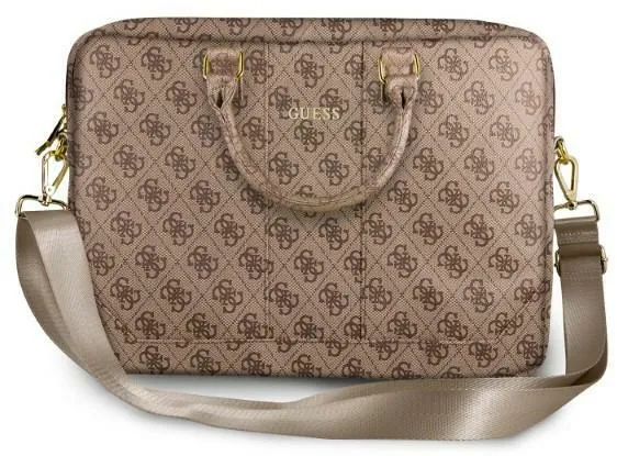 Guess 4G Uptown 16" Laptop Bag - Brown