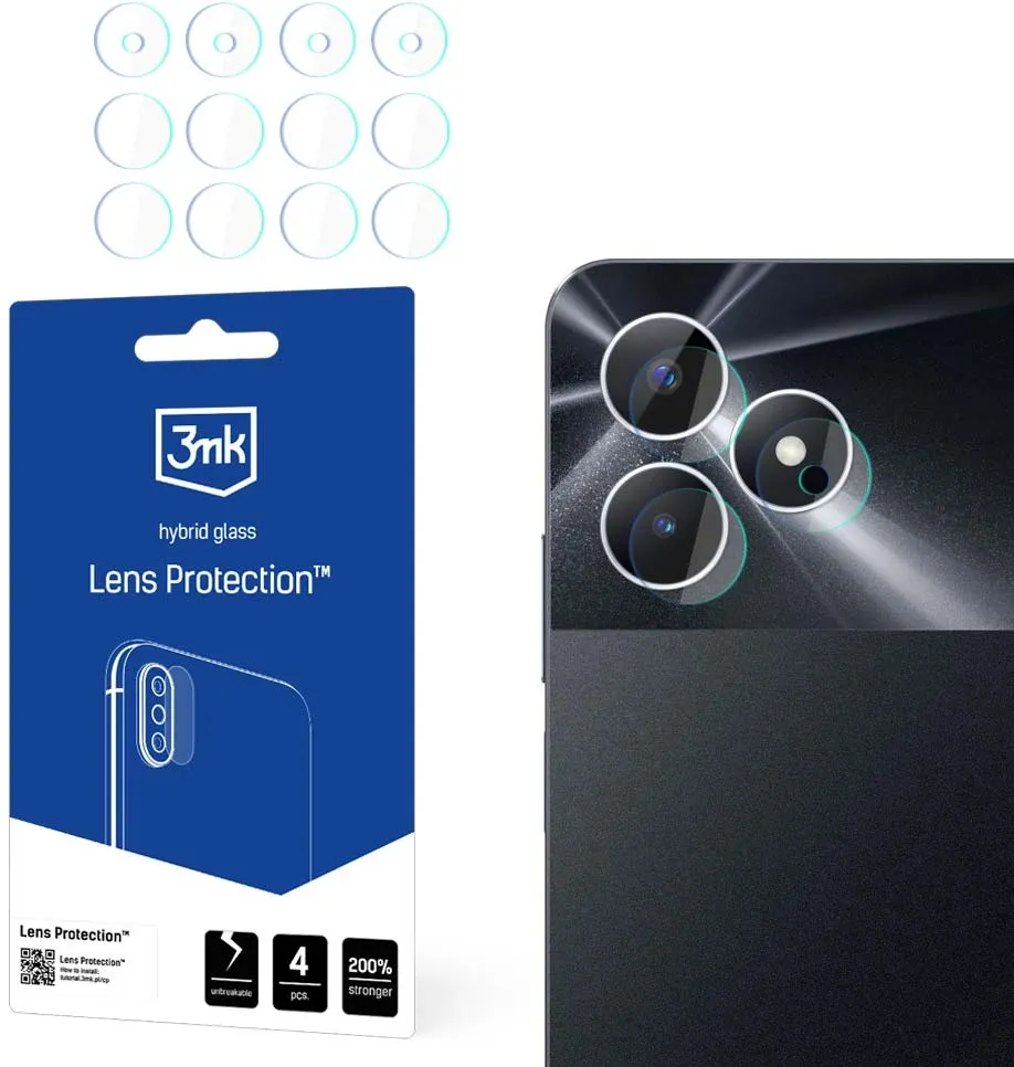 3mk Lens Protection™ hybrid camera glass for Realme Note 50