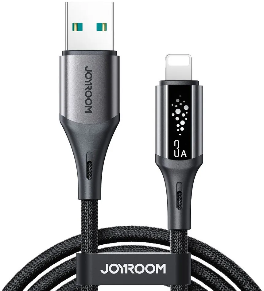Joyroom S-A60 StarTalk 3A USB-A - Lightning cable 1.2m - black