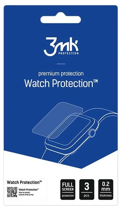 3mk Watch Protection FlexibleGlass Hybrid Glass for Samsung Galaxy Watch 8 44mm