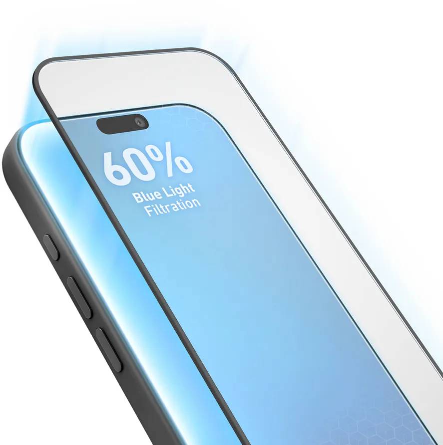 SBS Eyesafe Tempered Glass for iPhone 17/16 Pro with Applicator