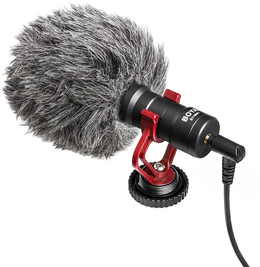 BOYA BY-MM1 Wired Directional Microphone - Black