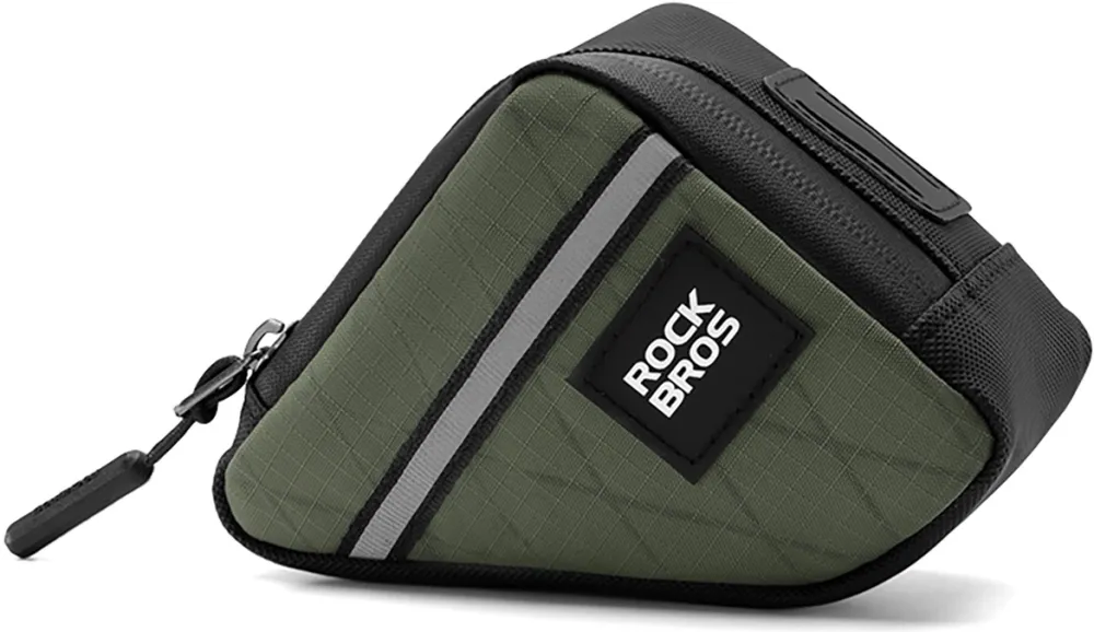 Geanta cadru bicicleta RockBros Triangle 0.25 l verde
