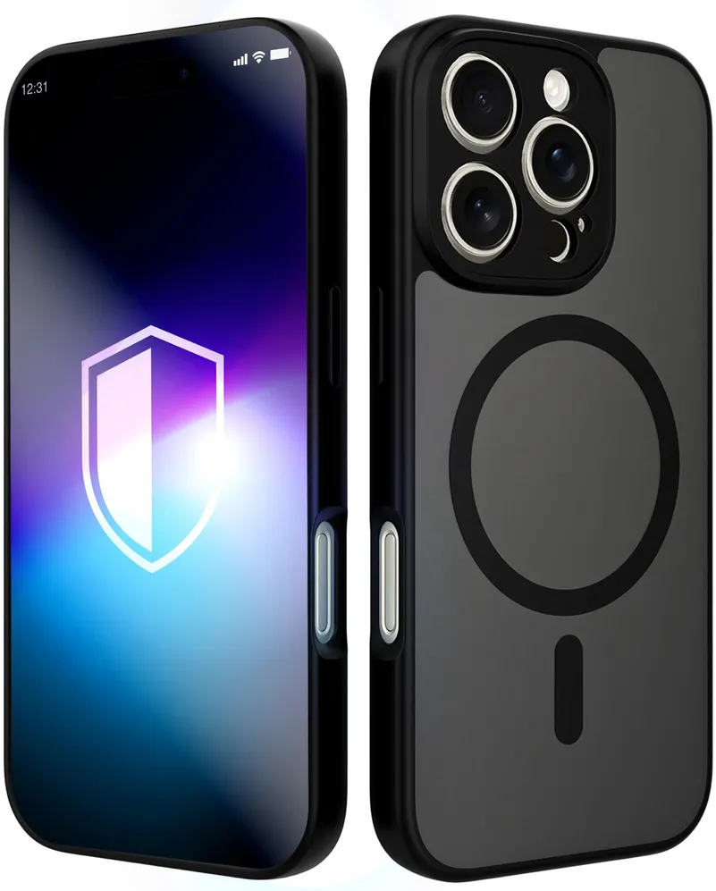 Husa protectie 3MK Misty MagCase iPhone 16 Pro Max negru