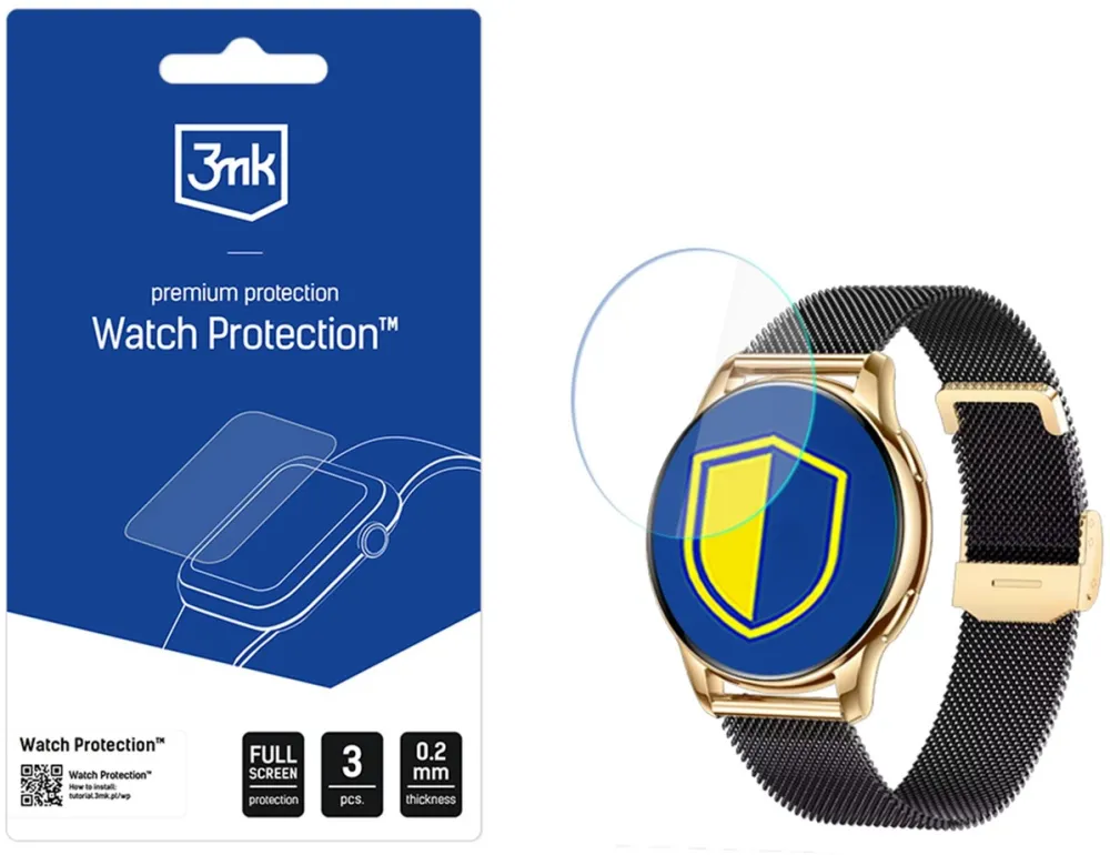 Folie protectie ecran 3MK Watch Protection ARC Rubicon RNCF30 smartwatch