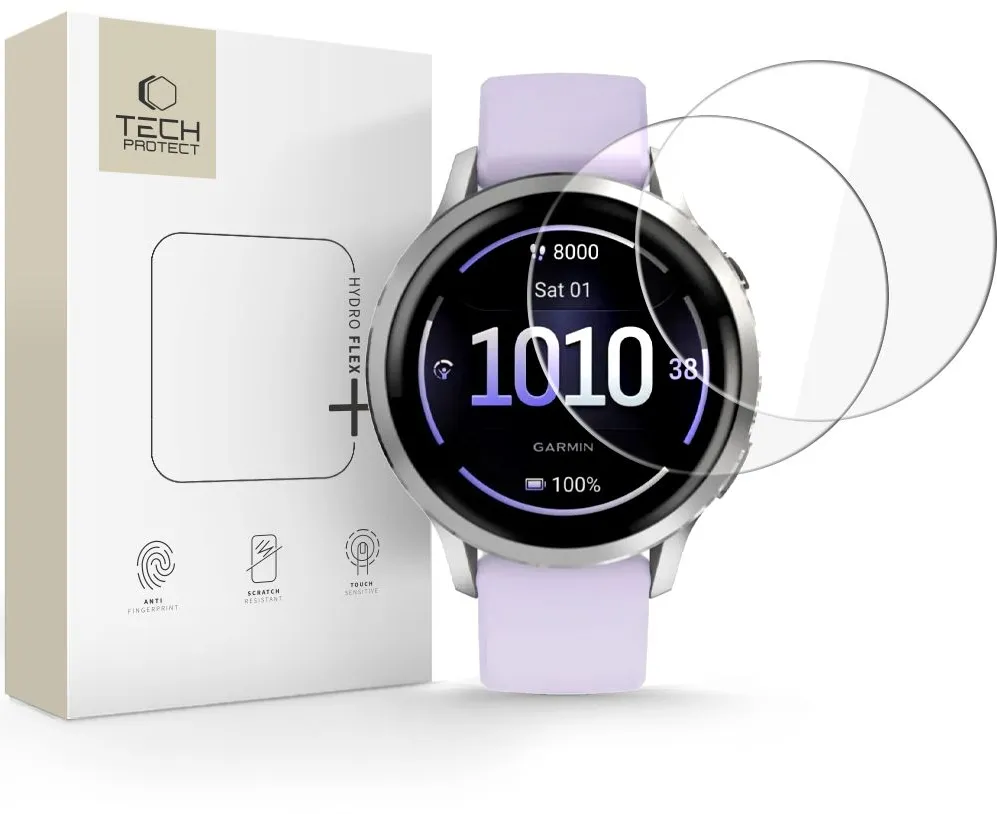 Set 2 folii hidrogel Tech-Protect Hydro flex+ Garmin Venu 41 mm