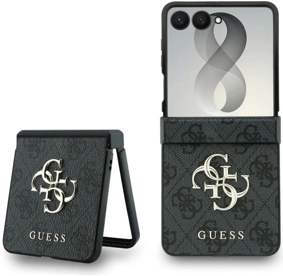 Husa protectie Guess Big 4G Logo Samsung Galaxy Z Flip 8 negru