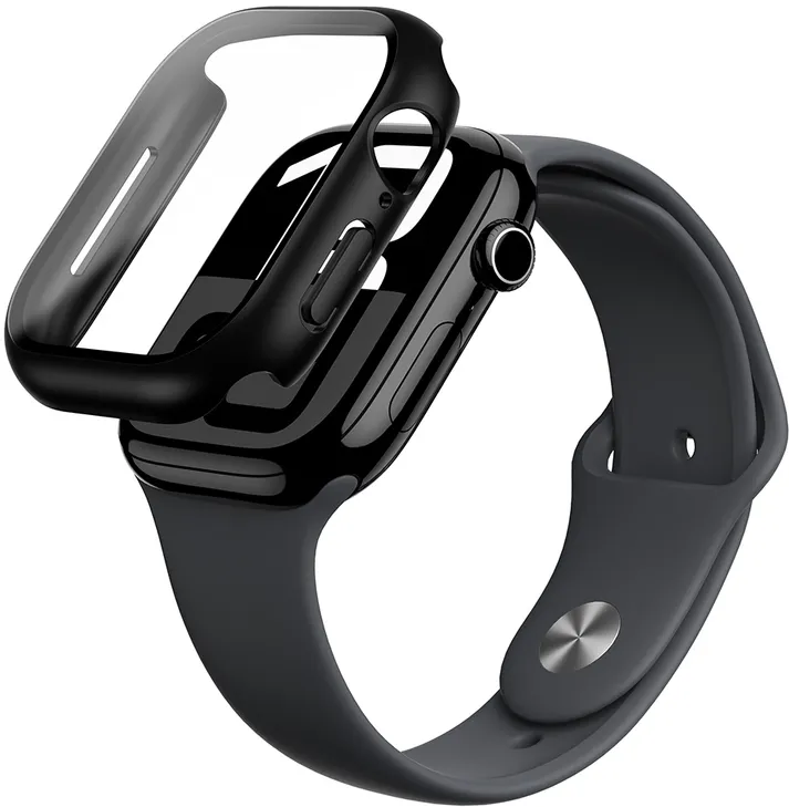 Husa AmazingThing Radix Glass Apple Watch 46 mm negru