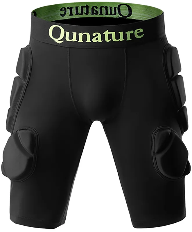 Qunature Ski Hip Protectors - Advanced XL Skis Snowboard Skates - Black