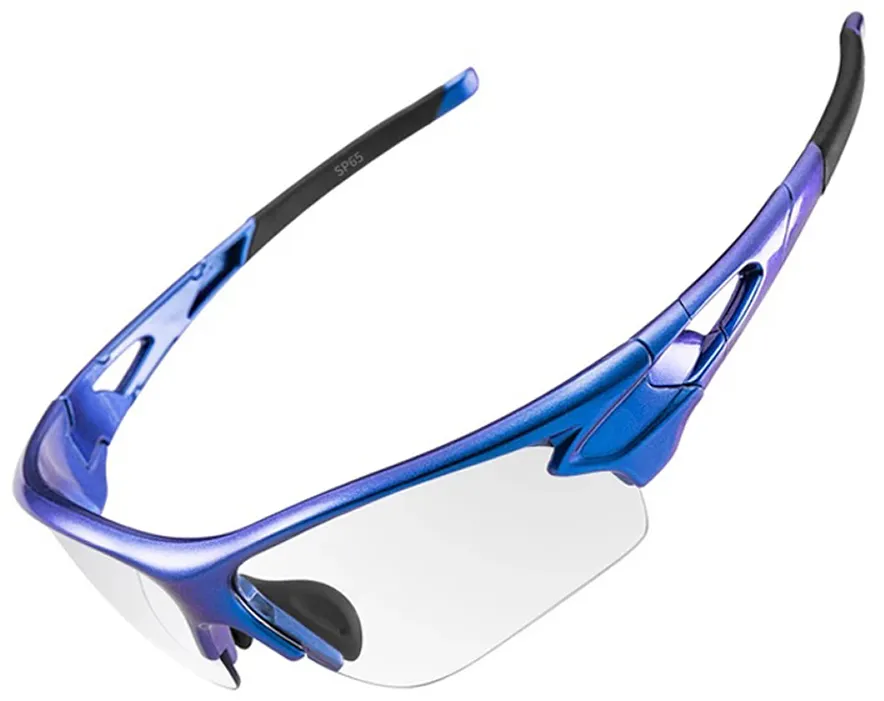 Rockbros 10069 UV400 Cycling Glasses - Blue