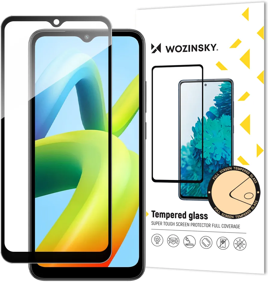 Folie protectie sticla securizata Wozinsky Full Glue Xiaomi Redmi A1+ rama neagra