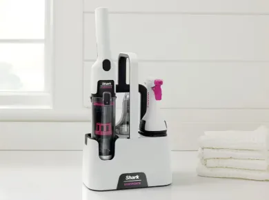 Aspirator pentru curatare pete Shark StainForcePete si tapiterii, autonomie 15 min, 100W, alb