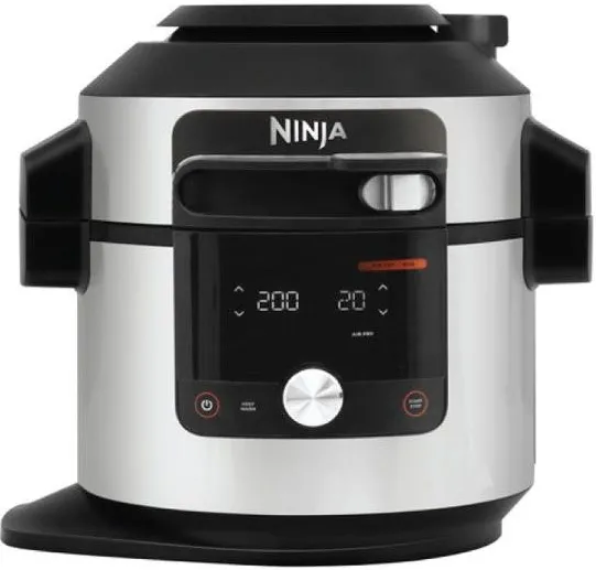 Multicooker Ninja Foodi MAX, 14-in-1 SmartLid,7.5L1760W, negru/ argintiu