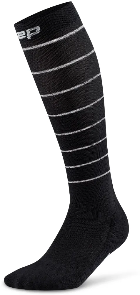 Sosete compresie inalte CEP Pro Run Reflective 2.0 negru III