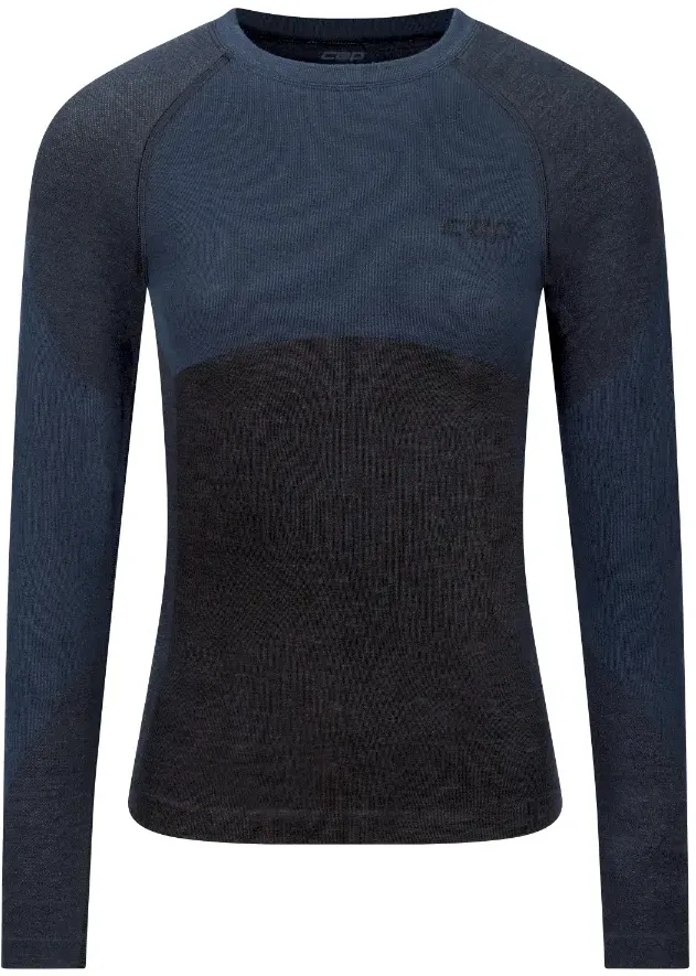 Bluza strat de baza maneca lunga dama CEP Ski Merino 2.0 W negru L