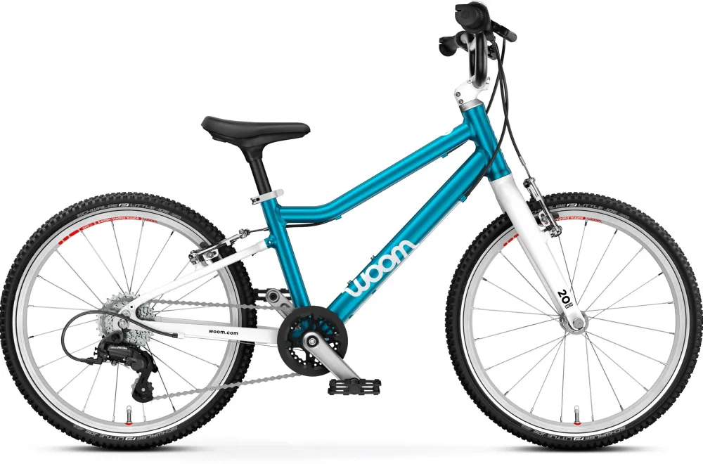 Bicicleta copii Woom W4 Go albastru metalic 20"