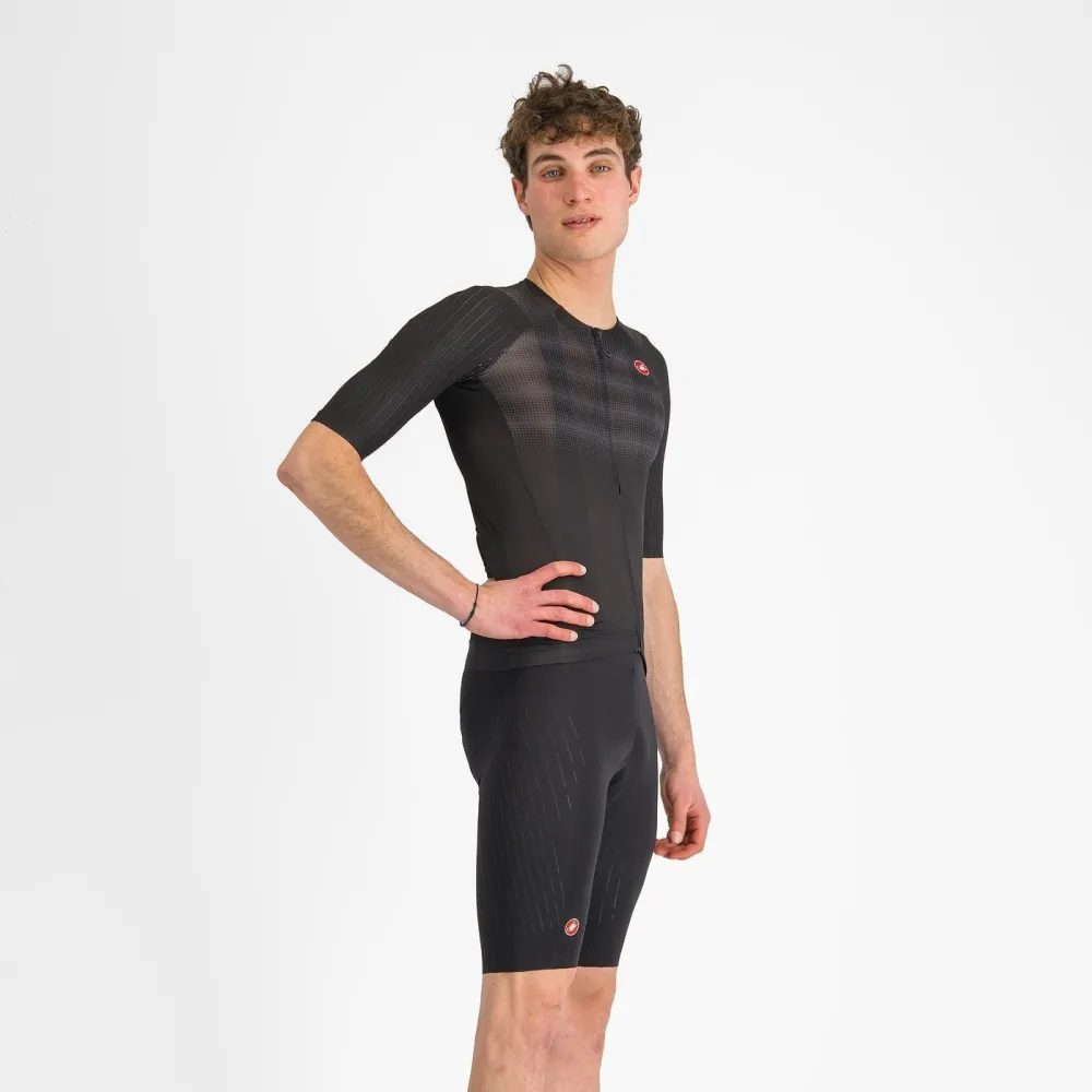 Pantaloni ciclism scurti cu bretele Castelli Free Aero Race S Bibshort negru S