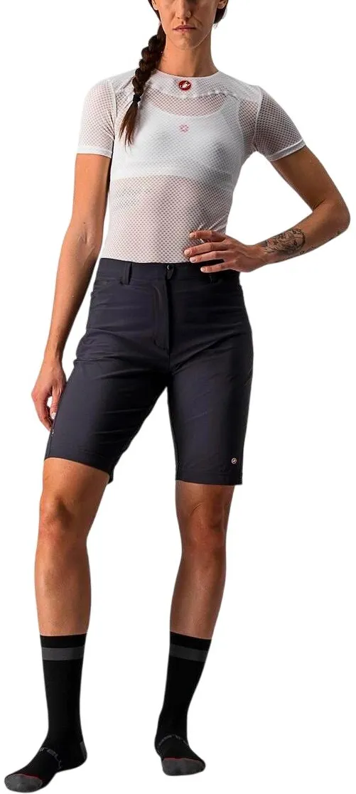 Pantaloni scurti ciclism Castelli Unlimited W Baggy negru XL
