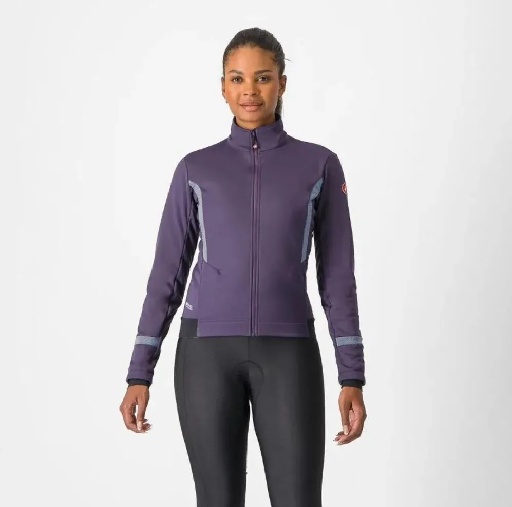 Jacheta ciclism dama Castelli Dinamica 2 W mauve/blueberry S